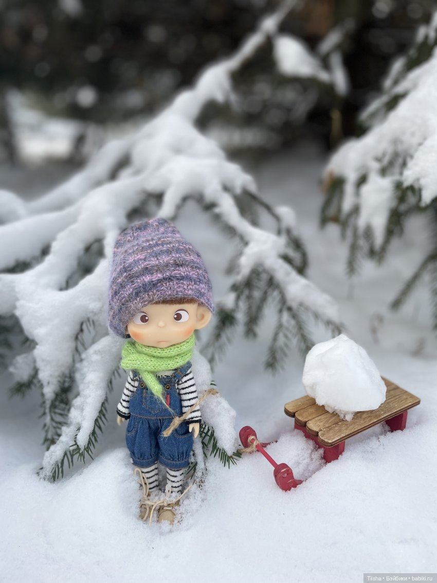 А у нас снег выпал — Куклы Pututu (Путуту): дизайнерский винил (фото 5)