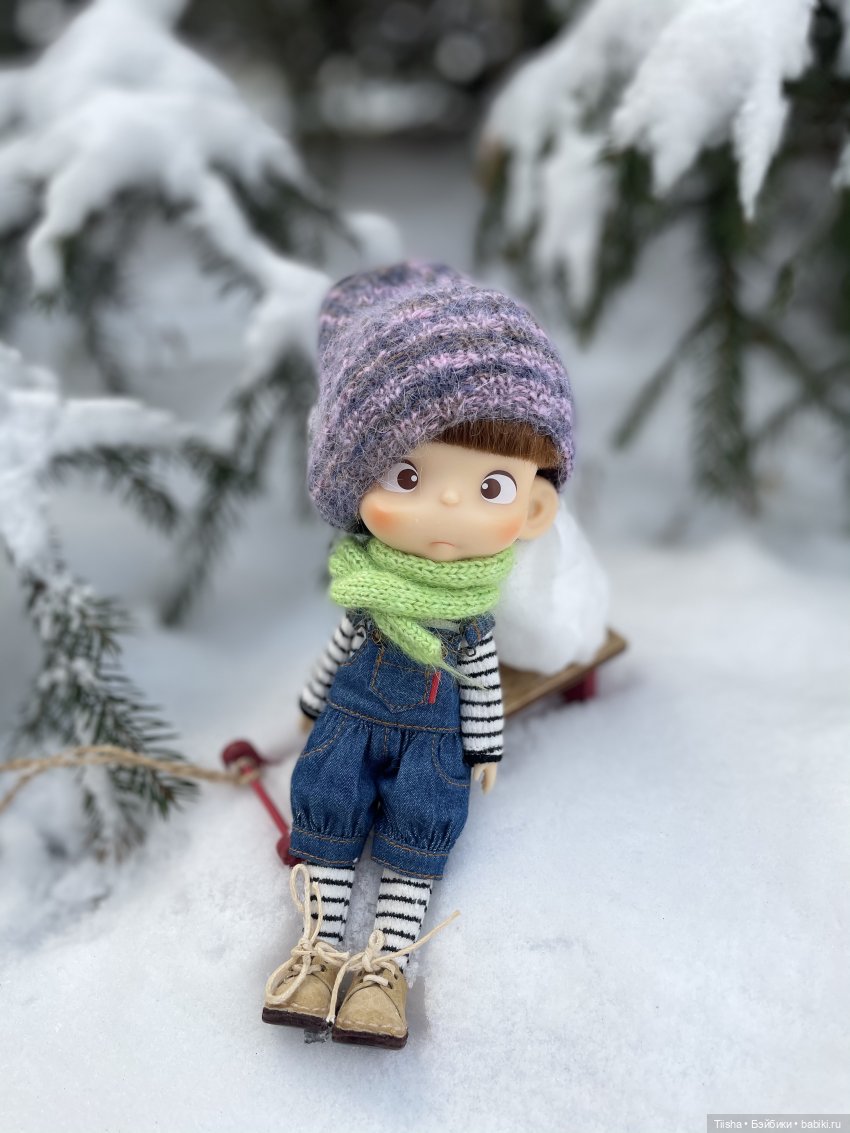 А у нас снег выпал — Куклы Pututu (Путуту): дизайнерский винил (фото 3)
