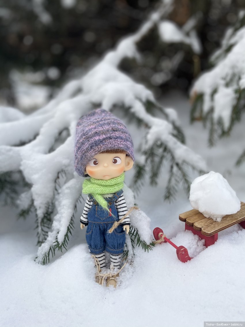 А у нас снег выпал — Куклы Pututu (Путуту): дизайнерский винил