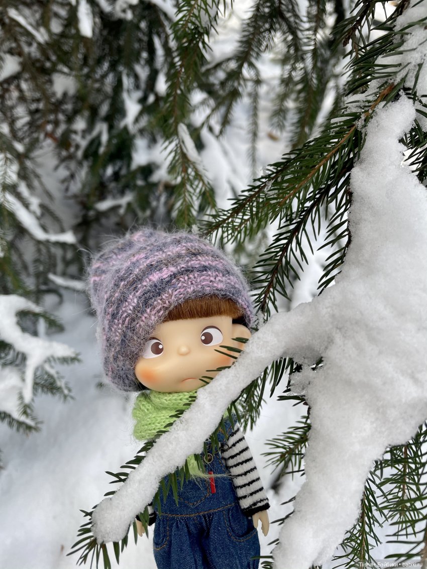 А у нас снег выпал — Куклы Pututu (Путуту): дизайнерский винил (фото 4)