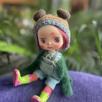 Забавные шапочки для куколок формата Holala и monst doll