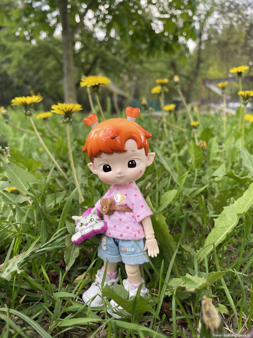 Hacipupu от Pop Mart на теле ymy