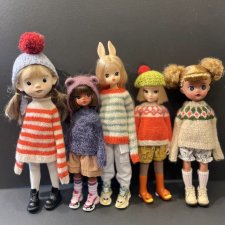 Кофточки для кукол Littleberry, Redberry, baby ringo, Licca, honeyhoney doll
