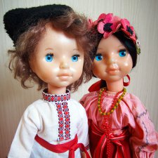 Куклы украинских фабрик из моей коллекции. Часть 2. О любви