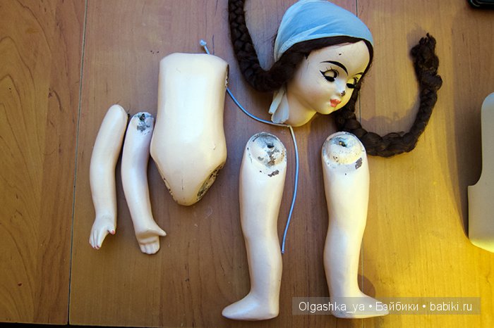 Проба пера в реставрации прессопилочных кукол (фото 3)