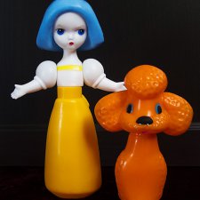 Полиэтиленовые куклы и игрушки из СССР