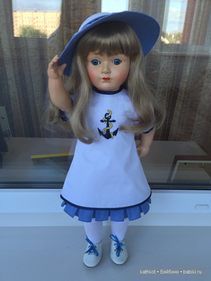 Новая жизнь старой куклы. Часть 2 "Морские мотивы"