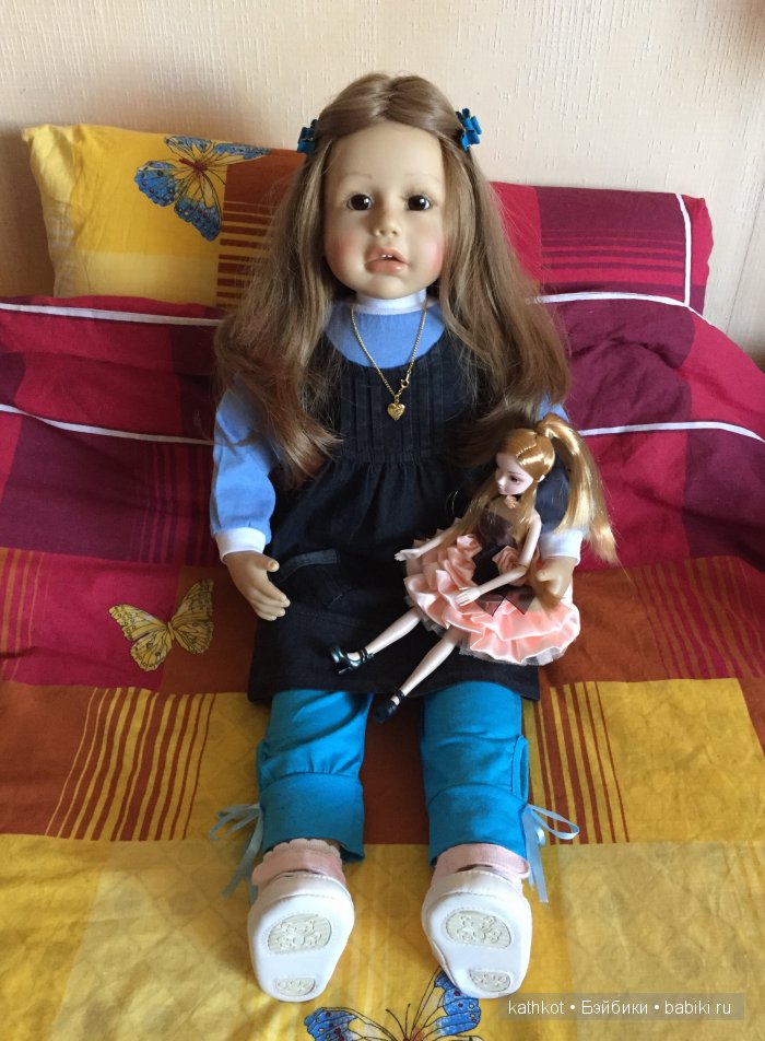 Мой толстенький хомячок - Верена, коллекционая кукла от Brigitte Leman