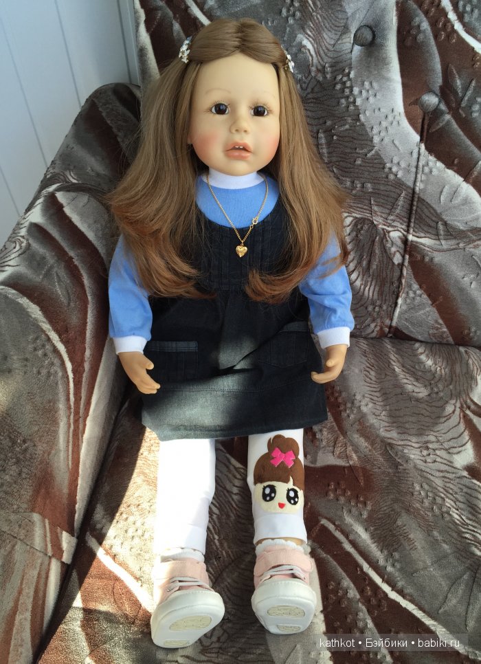 Мой толстенький хомячок - Верена, коллекционая кукла от Brigitte Leman (фото 7)
