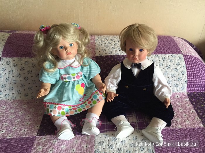 Сладкая парочка - мои малыши Сюзи и Сэмми от Susan Wakeen