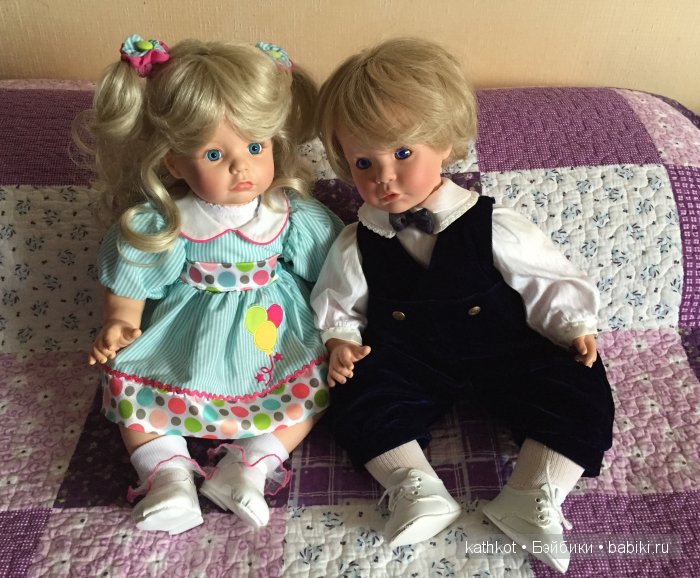 Сладкая парочка - мои малыши Сюзи и Сэмми от Susan Wakeen