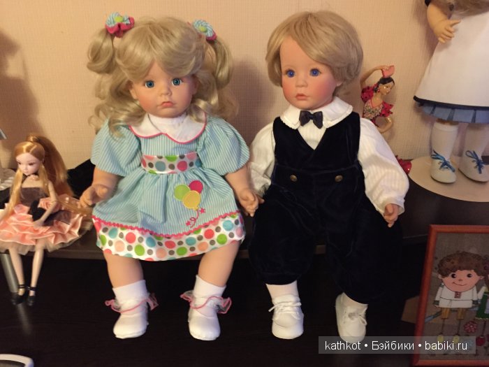 Сладкая парочка - мои малыши Сюзи и Сэмми от Susan Wakeen