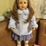 Мой толстенький хомячок - Верена, коллекционая кукла от Brigitte Leman