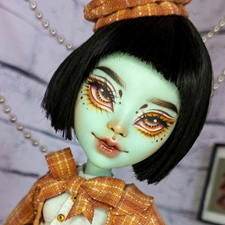 Монстер Хай ООАК / Monster High OOAK / Джина G3 от Rich Dolls