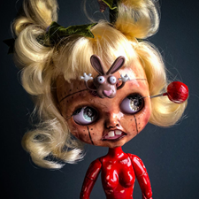 Кукла ООАК Блайз кастом с долепкой / Blythe OOAK