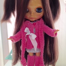 Blythe. Кукла Блайз в розовой одежде