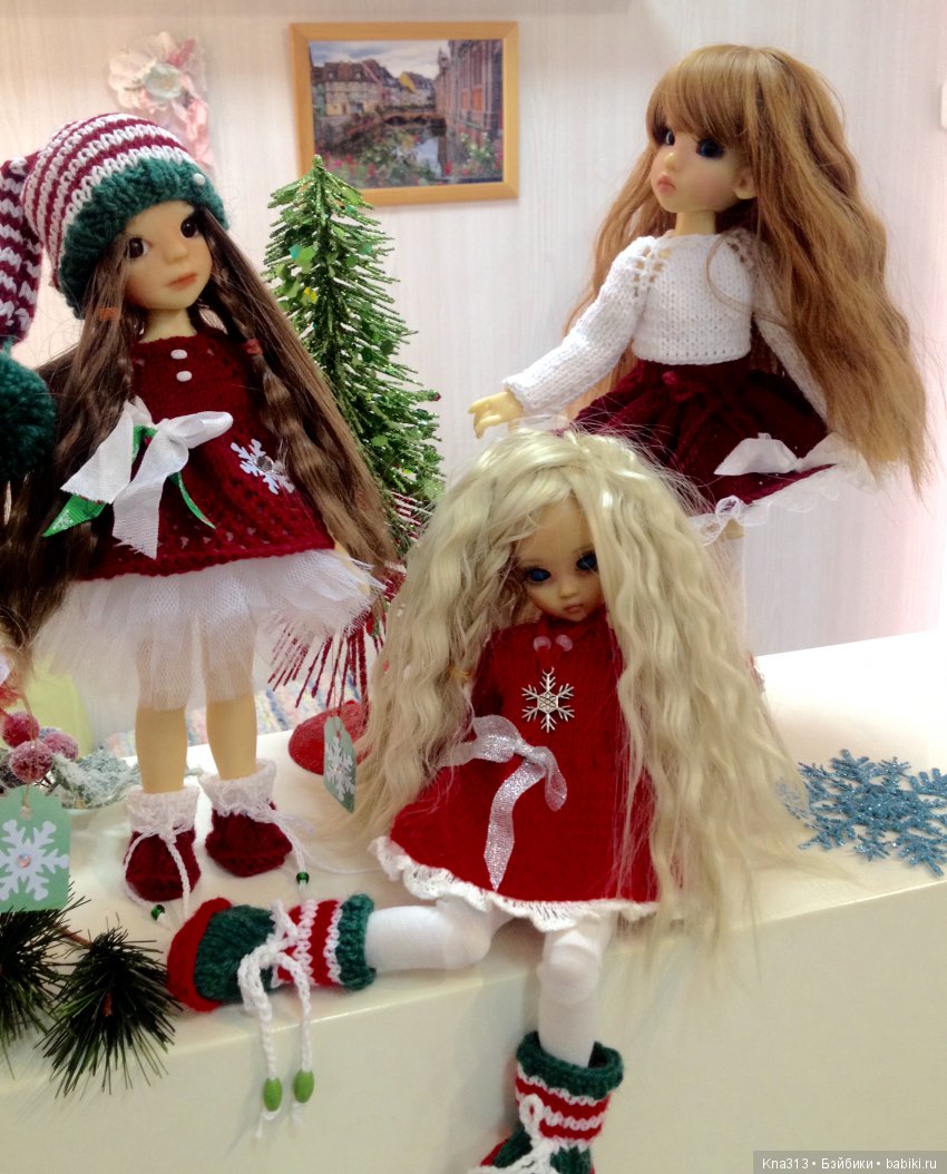 "Ожидание Нового Года" — Куклы Kaye Wiggs (Кайе Виггс): авторские BJD (БЖД) (фото 6)