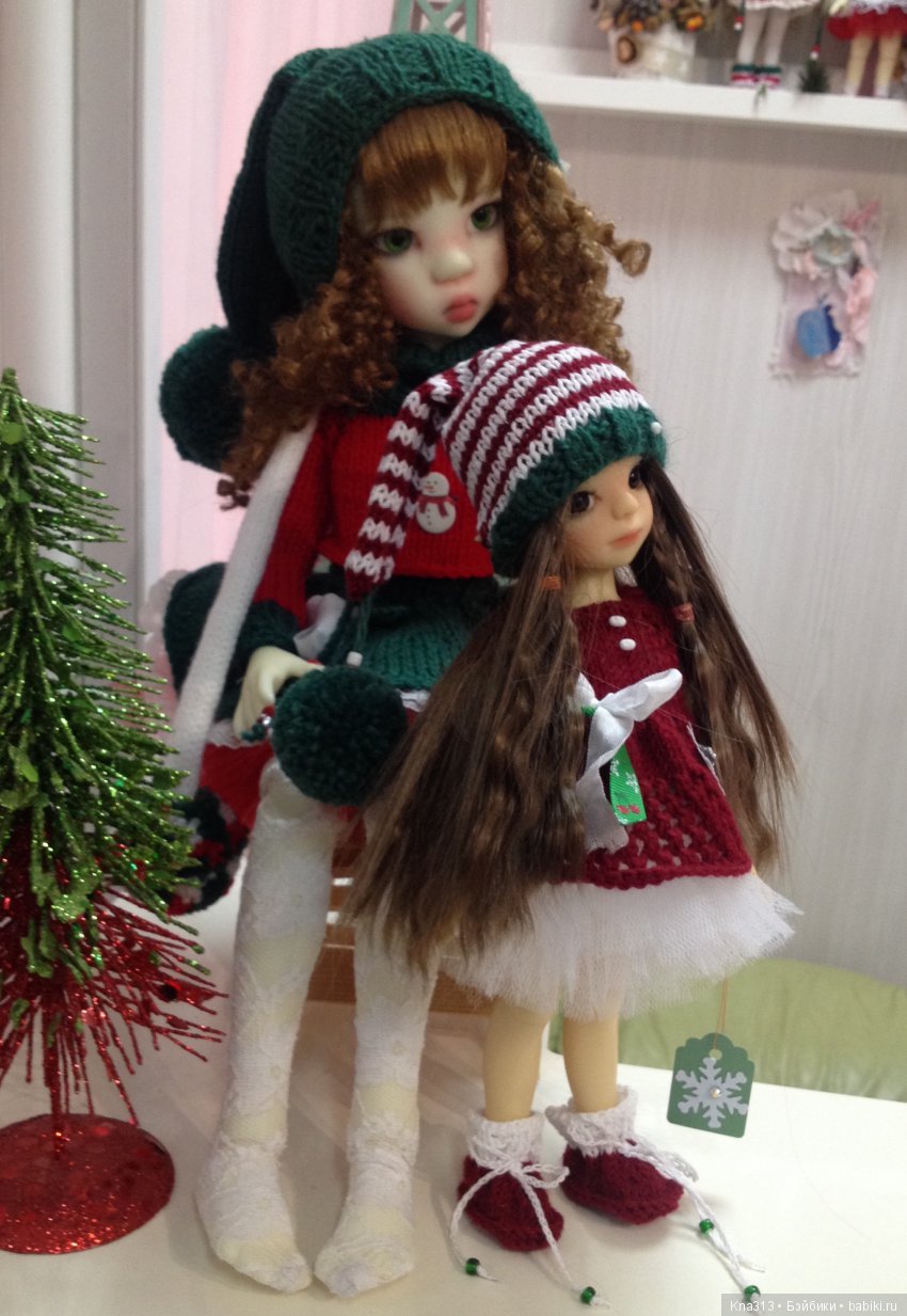 "Ожидание Нового Года" — Куклы Kaye Wiggs (Кайе Виггс): авторские BJD (БЖД)