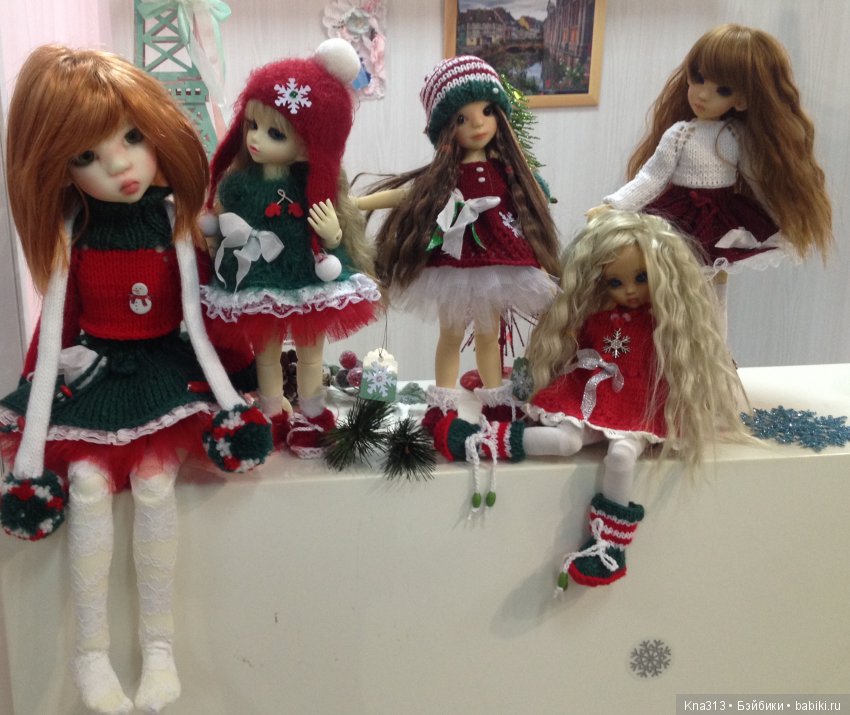 "Ожидание Нового Года" — Куклы Kaye Wiggs (Кайе Виггс): авторские BJD (БЖД) (фото 7)