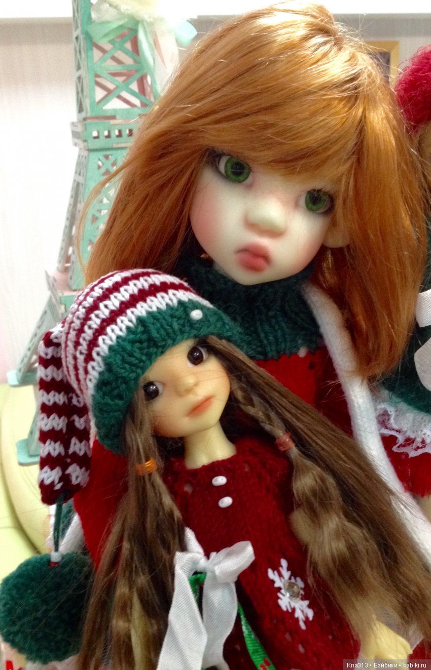"Ожидание Нового Года" — Куклы Kaye Wiggs (Кайе Виггс): авторские BJD (БЖД)