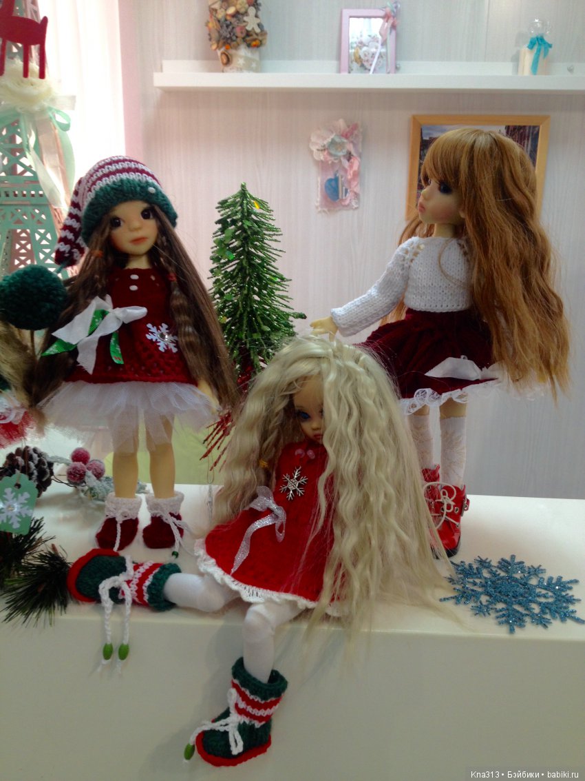 "Ожидание Нового Года" — Куклы Kaye Wiggs (Кайе Виггс): авторские BJD (БЖД) (фото 5)
