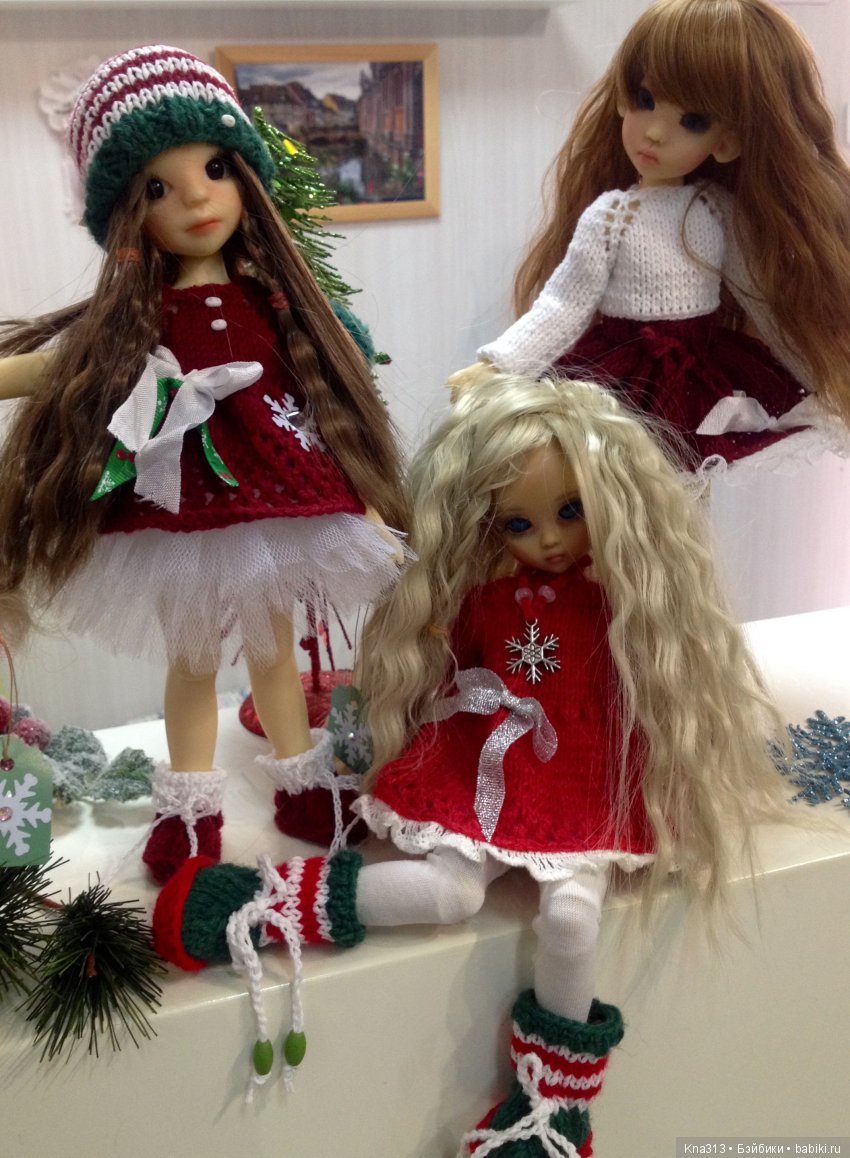 "Ожидание Нового Года" — Куклы Kaye Wiggs (Кайе Виггс): авторские BJD (БЖД) (фото 8)