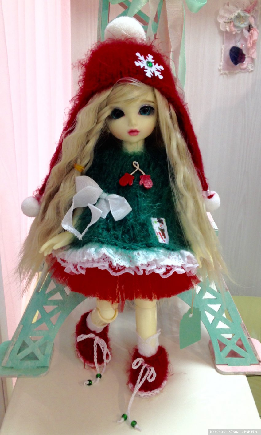 "Ожидание Нового Года" — Куклы Kaye Wiggs (Кайе Виггс): авторские BJD (БЖД)