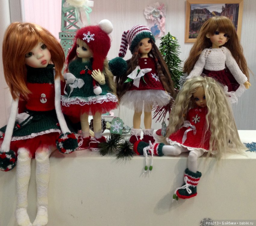 "Ожидание Нового Года" — Куклы Kaye Wiggs (Кайе Виггс): авторские BJD (БЖД) (фото 4)