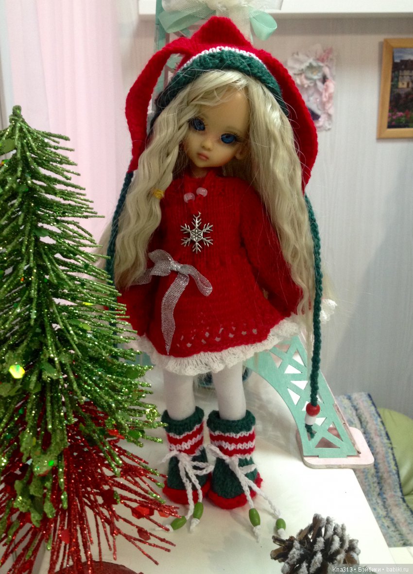 "Ожидание Нового Года" — Куклы Kaye Wiggs (Кайе Виггс): авторские BJD (БЖД)