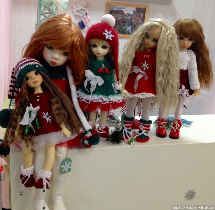 "Ожидание Нового Года" — Куклы Kaye Wiggs (Кайе Виггс): авторские BJD (БЖД)