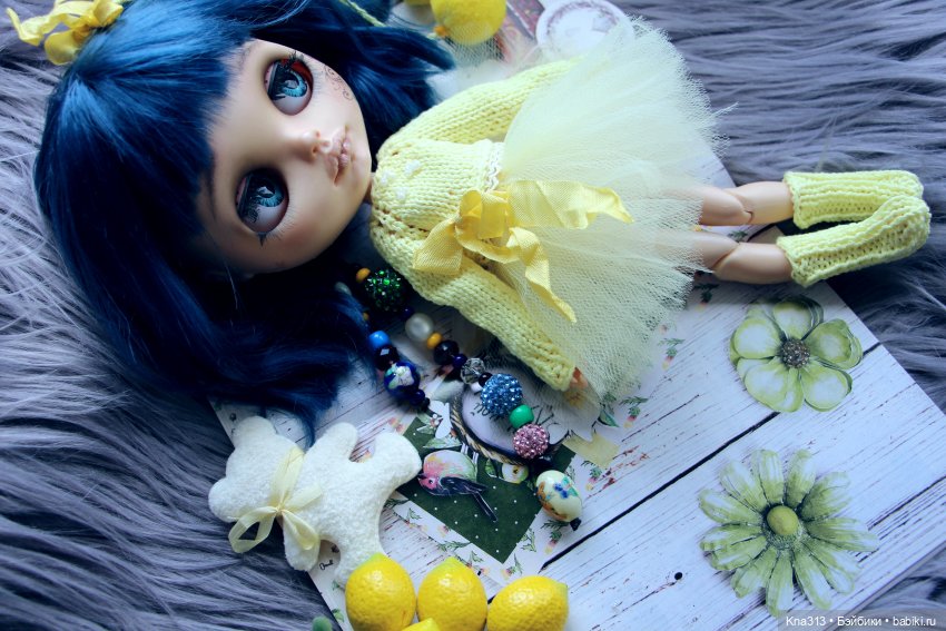 "Лимонный фреш-1" для Блайз/Blythe или страна Лимония