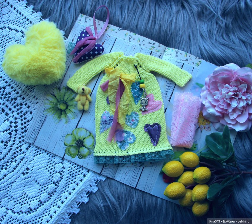 "Лимонный фреш-1" для Блайз/Blythe или страна Лимония