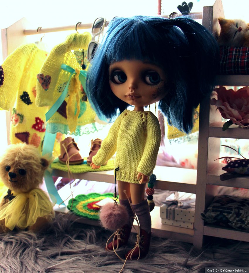"Лимонный фреш-1" для Блайз/Blythe или страна Лимония (фото 3)