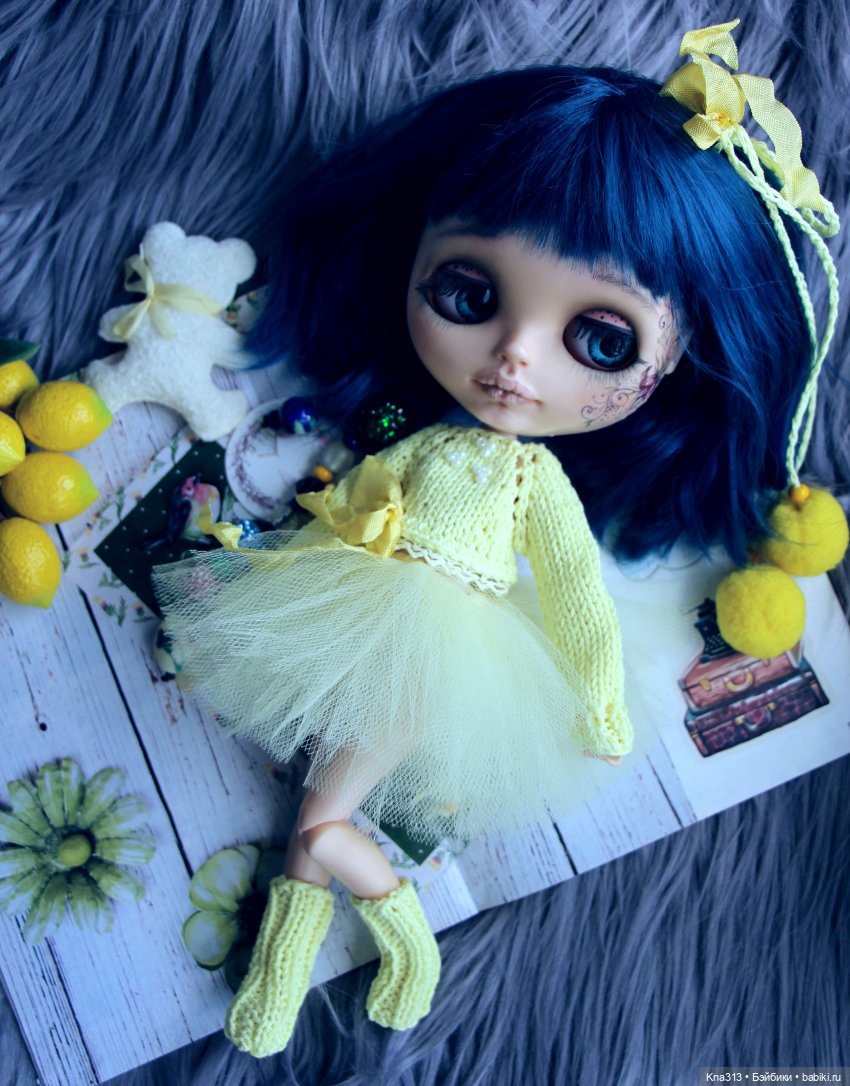 "Лимонный фреш-1" для Блайз/Blythe или страна Лимония