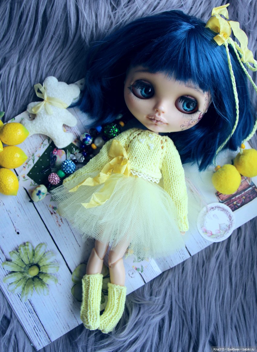 "Лимонный фреш-1" для Блайз/Blythe или страна Лимония