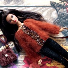 Свитер и сумочка для кукол типа Барби/Barbie, Интегрити/Integrity