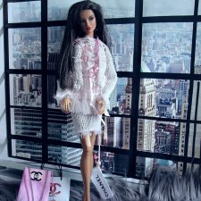 Комплект CHANEL "Розовая дымка" для Барби/Barbie, Интегрити/Integrity