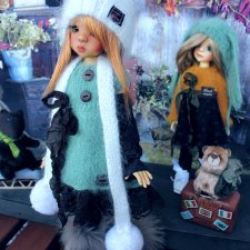 Наша фотосессия-2 для кукол Кайе Виггс миниформата 35 см