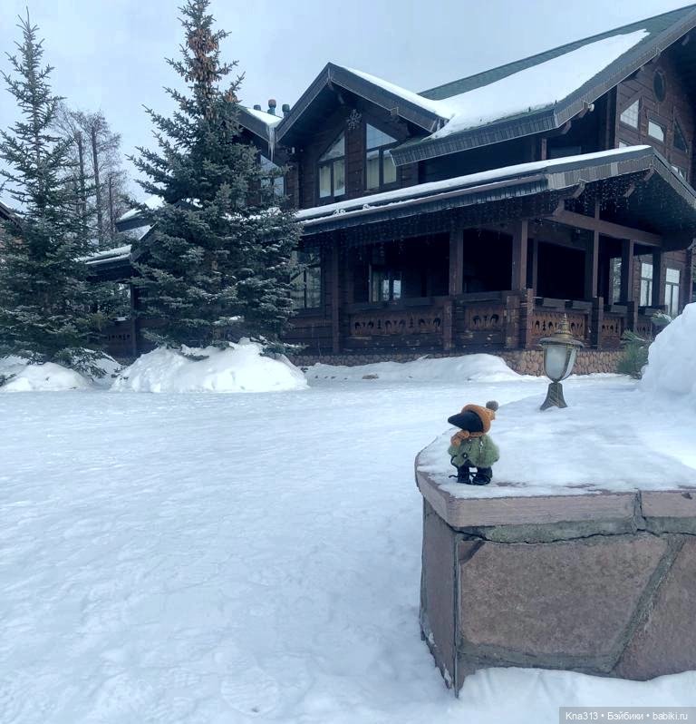 Очень активный отдых. Конечно с куклами, лыжами, тюбингами (фото 2)