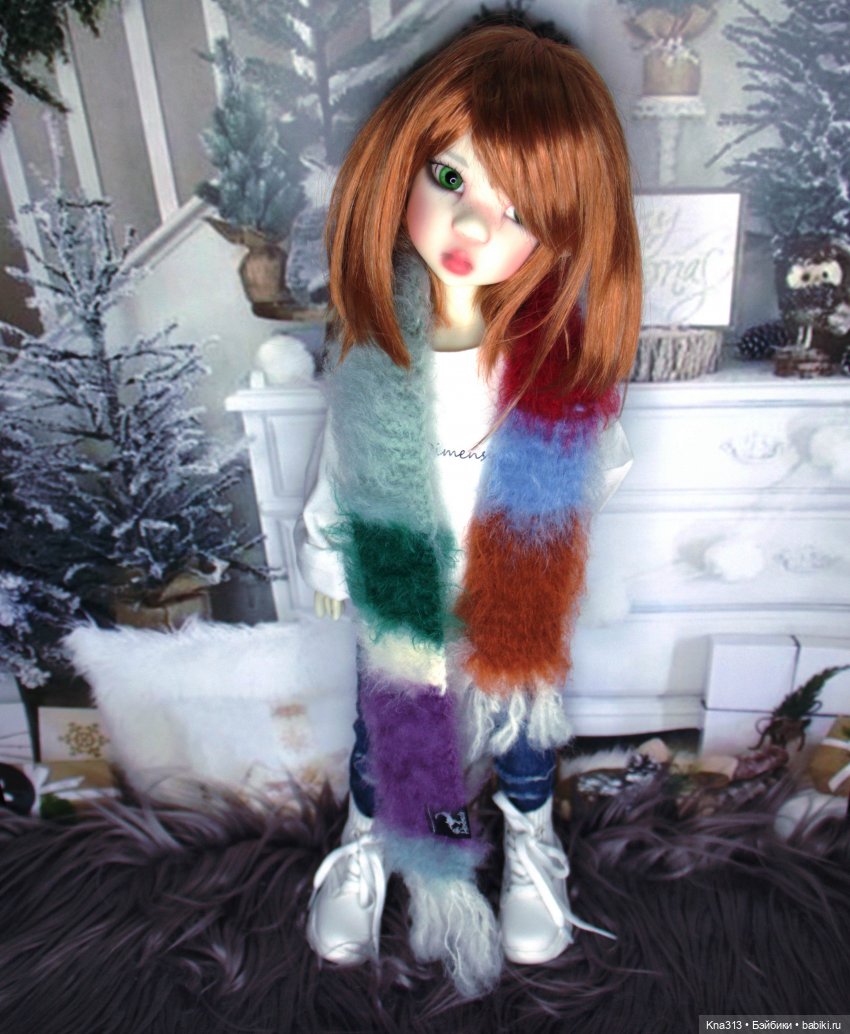 Про шарфики. Много-много шарфов | Бэйбики Про шарфики. Много-много шарфов