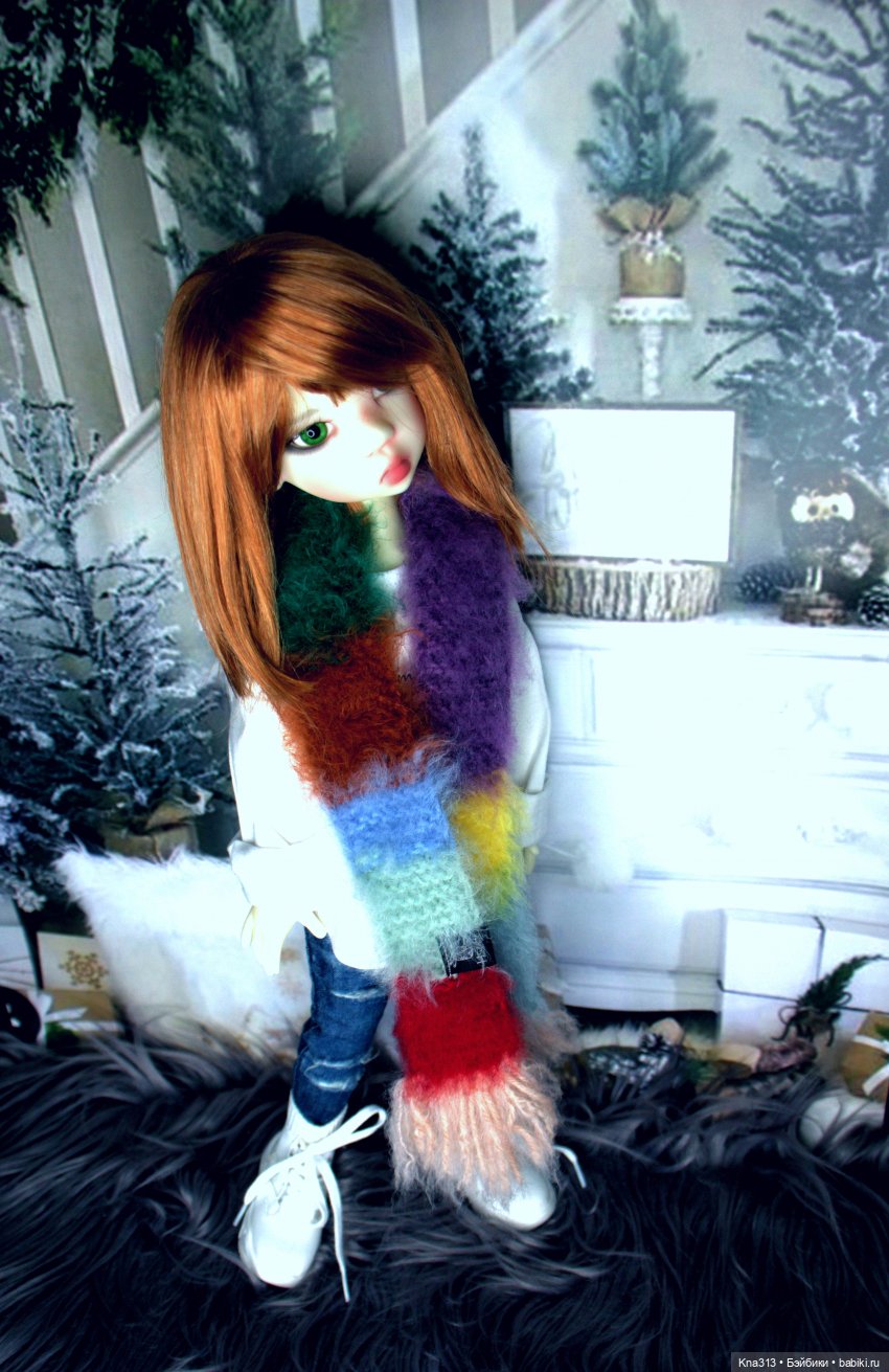 Про шарфики. Много-много шарфов | Бэйбики Про шарфики. Много-много шарфов