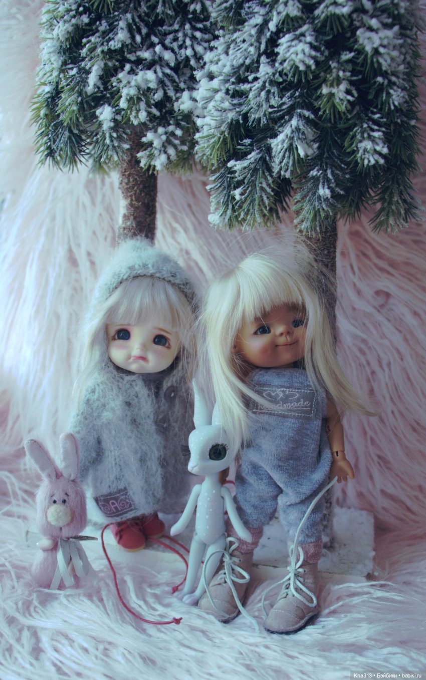 Один день из жизни обитателей моего кукольного домика.❄ ❄ ❄