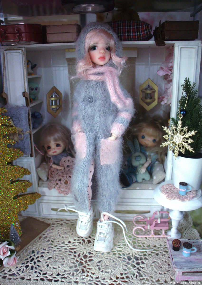 Один день из жизни обитателей моего кукольного домика.❄ ❄ ❄