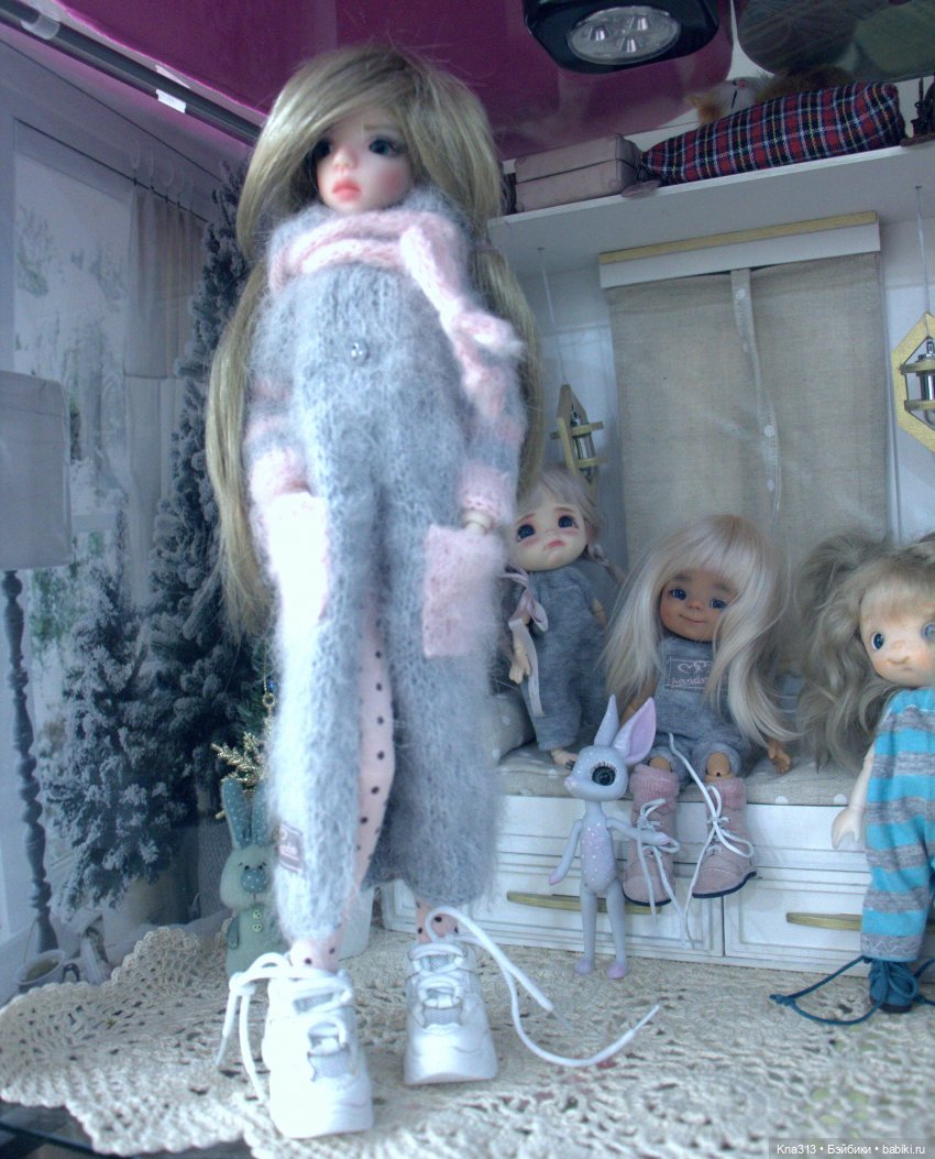 Один день из жизни обитателей моего кукольного домика.❄ ❄ ❄