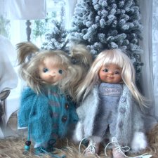 Один день из жизни обитателей моего кукольного домика.❄ ❄ ❄