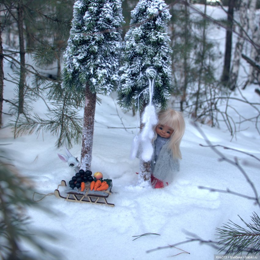 Зима. Солнце. Ёлки. Зайцы. Мы❄ ❄ ❄