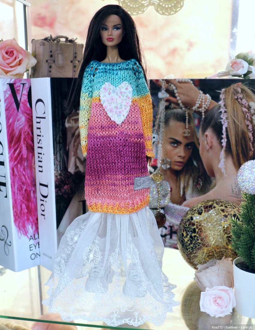 Пушисто-кружевное для взрослых девочек