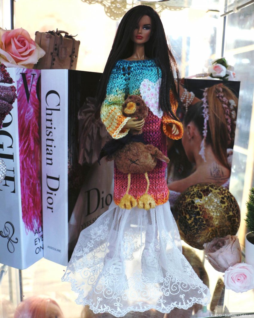 Пушисто-кружевное для взрослых девочек