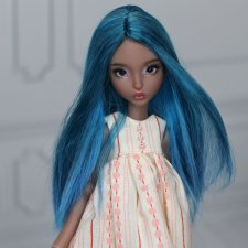 Парик из Альпаки сури для LillyCat chibi Lana