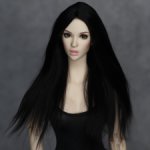 Парик из Альпаки сури для Dollshe Amanda fashion